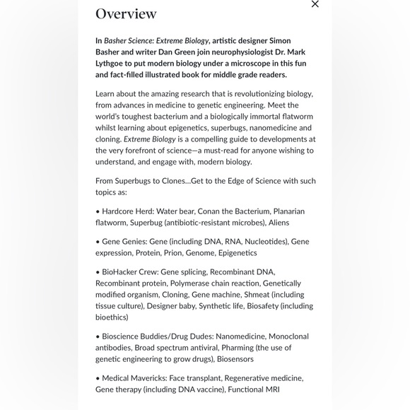 STEM Kid Book! Extreme Biology (Basher Science Series)
by Simon Basher - Picture 4 of 4